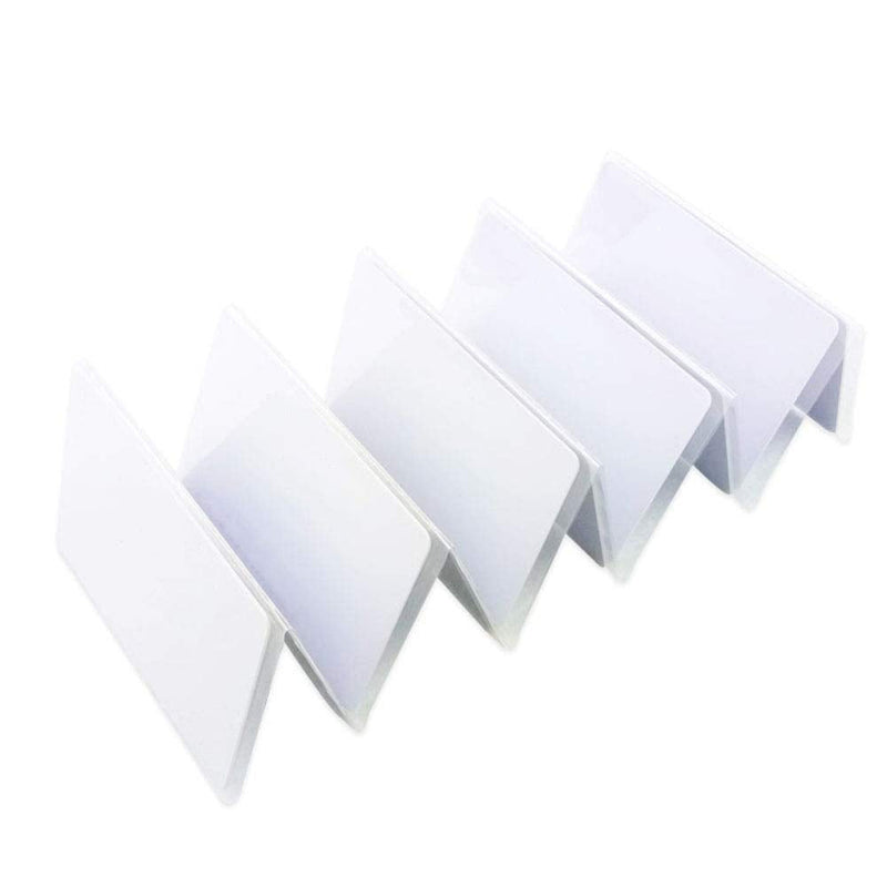 Meikuler 13.56MHz Cards, RFID Smart Card / M1 Card, ISO14443A Printable Blank RFID PVC Cards for Access Control, Hotel Key cads, etc (100) 100