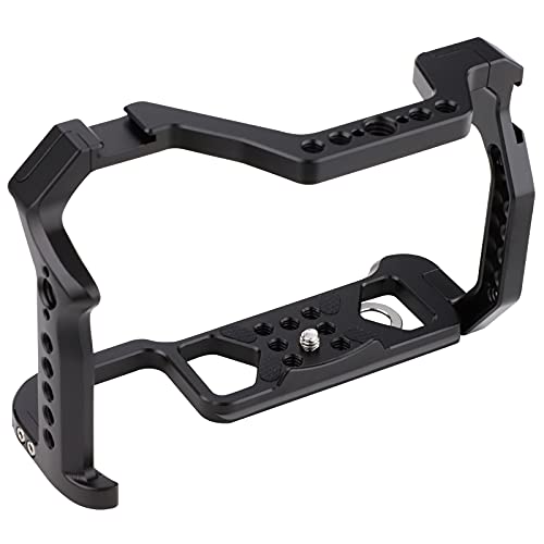 R5 R6 Cage,Camera Full Cage for Canon EOS R6 R5 Camera Rig Stabilizer with Dual Cold Shoe