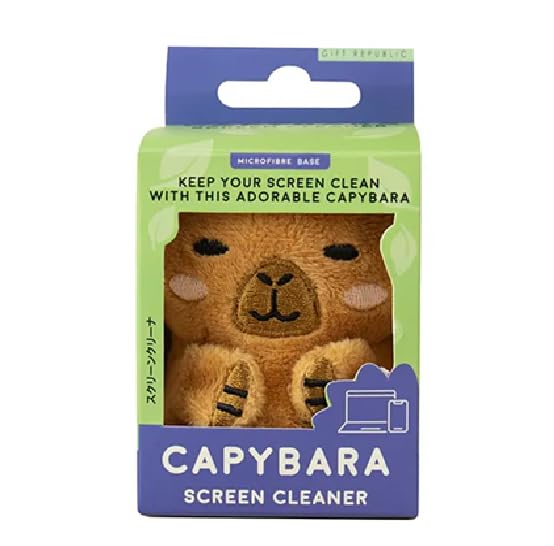 Gift Republic Capybara Screen Cleaner Buddy, Brown