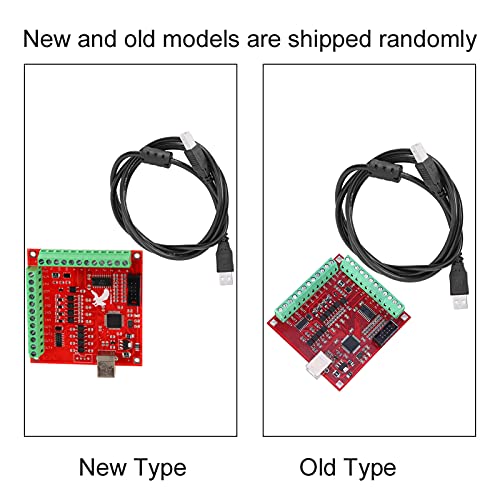 Watris Veiyi USB Motion Controller Card, CNC Control Card, with USB Cable, for CNC Engraving, 8 x 7.7 cm