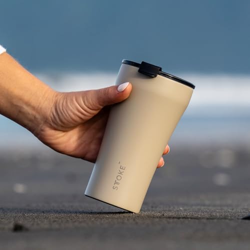 Sttoke The Mossy Meadows Classic with Leakproof Lid Heather Green Tumbler, 12 oz. Capacity