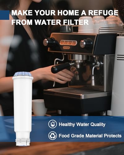 DAYEAR F088-compatible coffee water filter replacement, 6-pack countertop filters