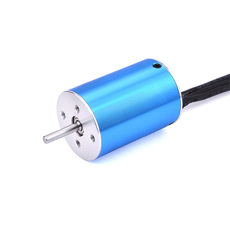 [Australia - AusPower] - KingVal Replacement 2838 3600KV Brushless Sensorless Motor Shaft 3.175mm with 35A Brushless ESC Combo Compatible with 1/14 1/16 RC Car 3600KV+35A Sensorless 2838 