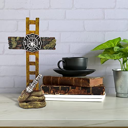 Firefighter Gift Statue, 10 Inch Home Decor Figurine