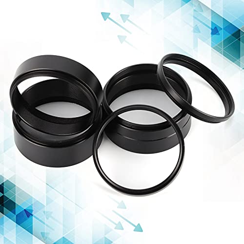 Srliya Set of Telescope Adapter spacers m42 Spacer kit 19×14×5 8pcs Set 3 5 7 10 12 15 20 30mm Lens Adapter Extension Tube Astronomical Telescope Accessory
