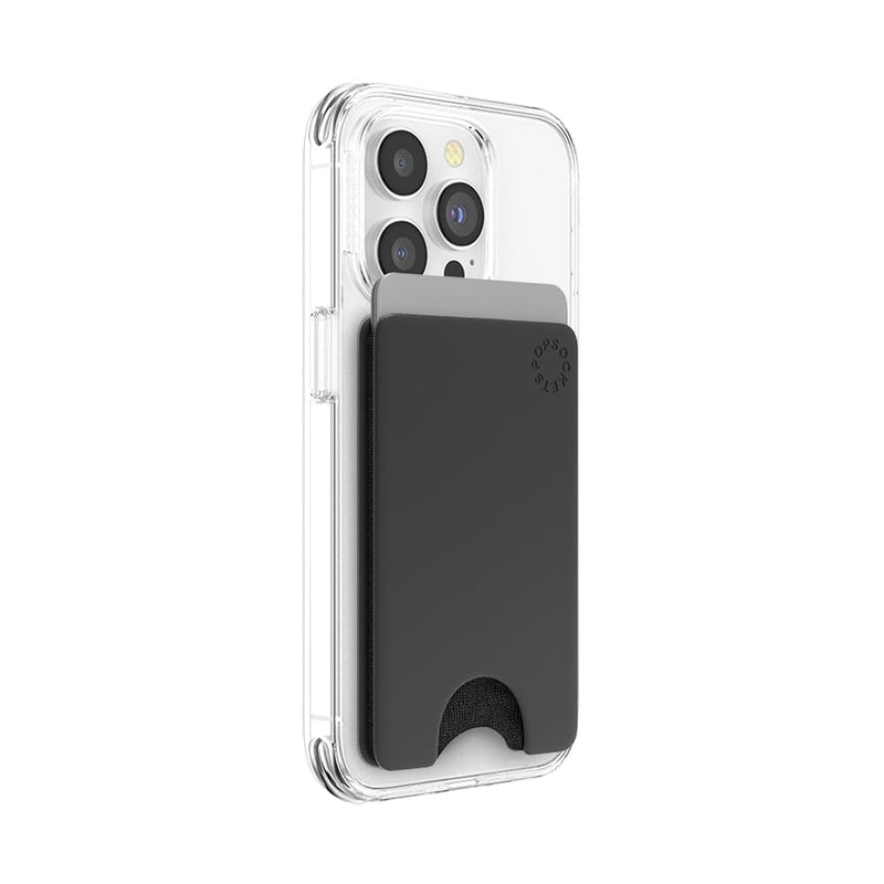 [Australia - AusPower] - PopSockets Phone Wallet, Phone Card Holder, No Grip Wallet - Black Adhesive 