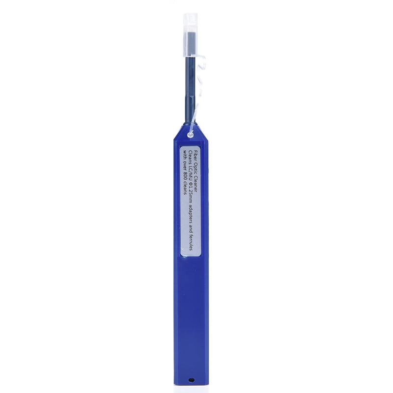 [Australia - AusPower] - Universal One-Click Fibre Optic Pen, Cleans for 2.5 mm SC/FC/ST and 1.25 mm LC/MU, Cleaning Tool for Fibre Optic Connectors (KOC-125 Fit for 1.25 mm), Network Analyzer, blue 