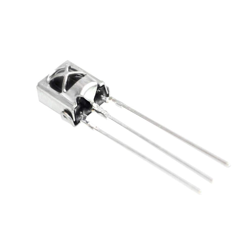 TL1838 VS1838B 1838 38Khz IR Infrared Receiver with Metal Housing Universal Receiver Pack of 10