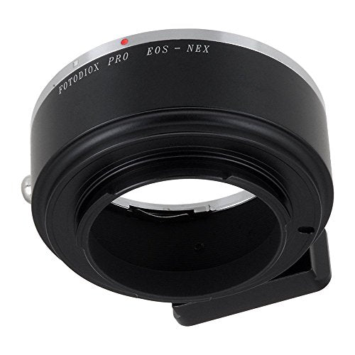 Fotodiox Pro Lens Mount Adapter Compatible with Canon EOS EF and EF-S Lenses to Sony E-Mount Cameras, Black (EOS-SnyE-Pro) Canon EOS EF/EF-S