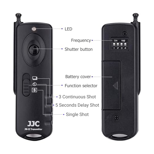 JJC Wireless Remote Control for Panasonic Lumix G9 II G85 G7 GH7 GH6 GH5