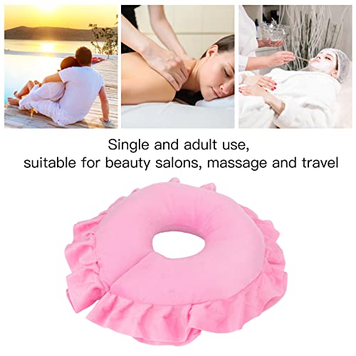 Dioche U Shaped Neck Support Cushion | Soft Table Bed Face Pillow for Beauty Salon & Spa Massage | Ergonomic Cervical Support with 360° Pressure Relief | Luxurious Travel Neck Pillow