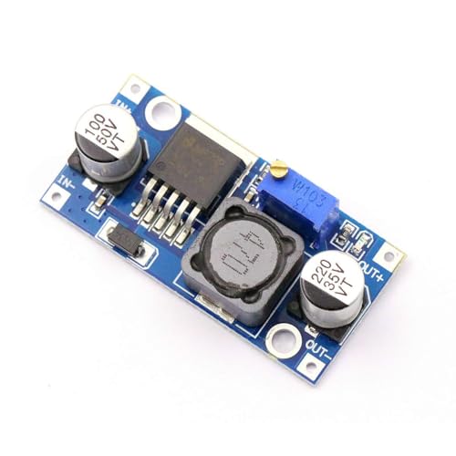 Hailege 5pcs 3A DC-DC Step Down Buck Power Module Power Controller Power Conversion Module 24V to 12V 5V 3V Adjustable