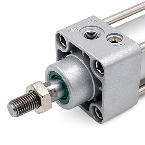 Heschen Pneumatic Standard Cylinder, SC 32-50, PT1/8'' Port, 32mm Bore, 50mm Stroke, Single Rod Double Action