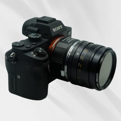 PHOLSY Lens Mount Adapter Manual Focus: Compatible with Leica R Lens to Sony E (NEX) Camera Body Leica R to Sony E