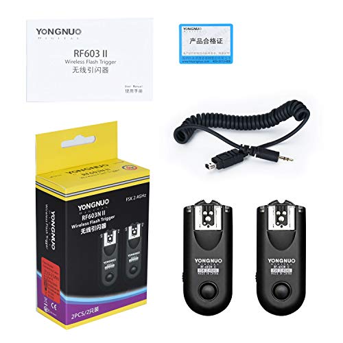 YONGNUO RF-603II N3 Wireless Shutter Release Flash Trigger for Nikon