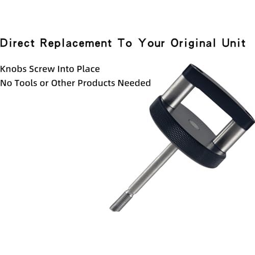 Quick Removal Thumb Screw with D Ring - Aluminum Black Hard Top Mounting Knob Fit for 2007-2018 Jeep Wrangler JK