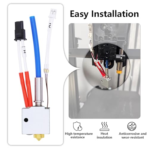 Hotend Kit for Anycbic Kobra 2, 3D Printer Assembled Print Hot End Kit for Kobra 2, Kobra 2 Neo, Kobra 2 Pro, Kobra 2 Plus, Kobra 2 Max High Speed 3D Printers