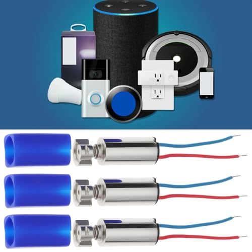 SG Store 10pcs 4x11mm 3V Micro Vibration Motor Suitable for Small Electronic Devices, Portable Devices, Communication Devices