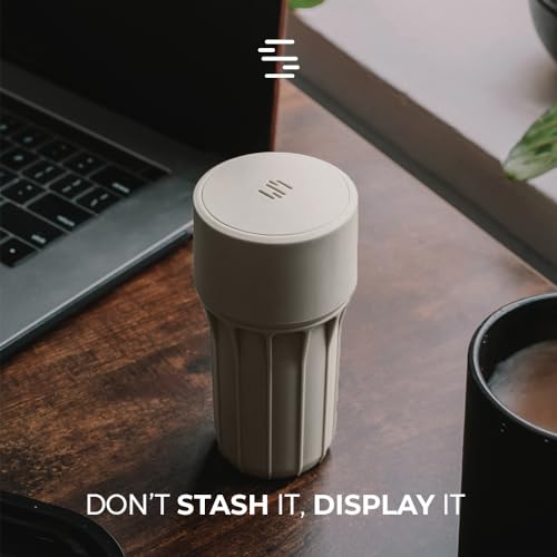 Staze Air Tight Smell Proof Container (148ml) – Vacuum Seal Jar - Waterproof Food Storage Canister, Portable Small Smell Proof Jar for Coffee, Herb, Spice & Gummies - (CAMO TRIO) CAMO TRIO