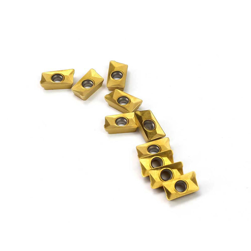 [Australia - AusPower] - OSCARBIDE Carbide Inserts APKT11T308 Milling Inserts APKT Style Inserts for Face Milling Cutter Alloy Stainless Steel,10 Pieces/Set 