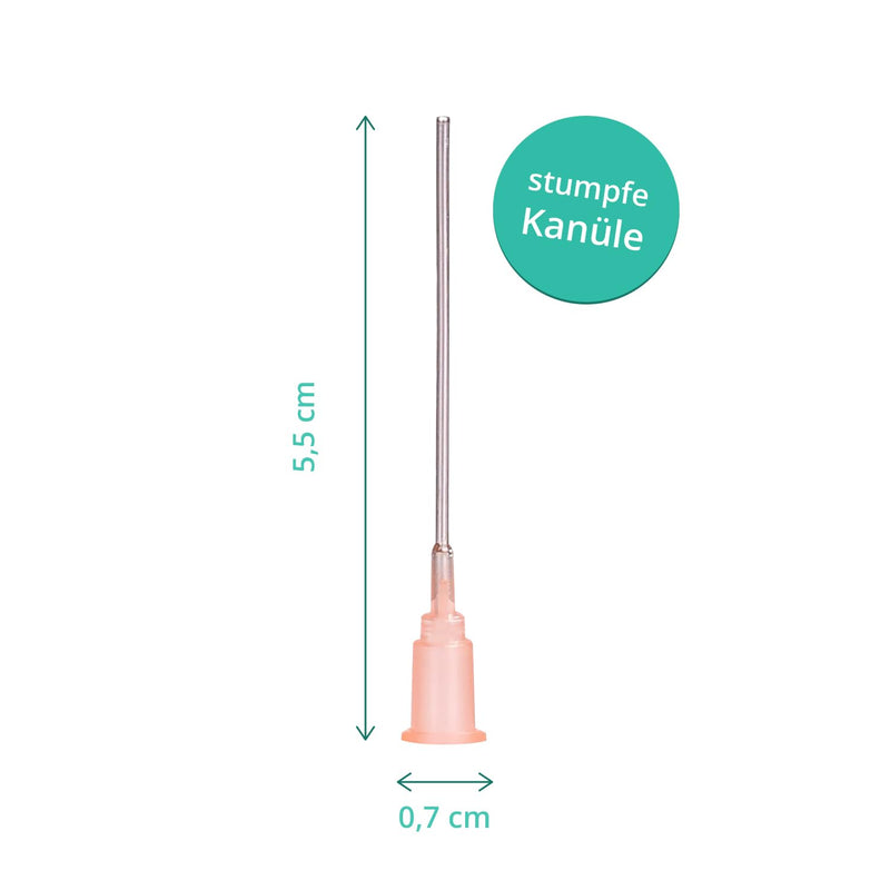Disposable Syringe Set, 5 x 5 ml Syringes with 6 x Blunt Needles, Sterile Packed, for Ink, Crafts and DIY, with Reusable Storage Bag