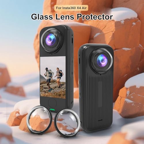 Premium Protective Lens Cover for Insta360 X4 Air, Optical Glass For Insta360 X4 Air Premium Lens Guard