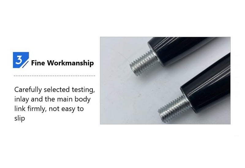 [Australia - AusPower] - Revolving Handwheel Machine Handle for Milling Machinery Male Threaded Stem M6 1pcs 
