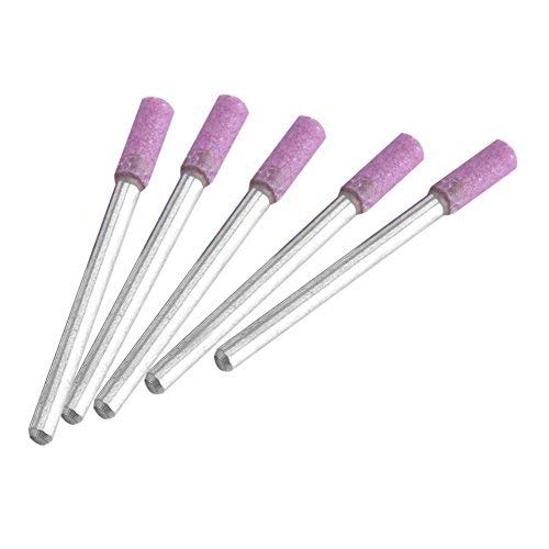 [Australia - AusPower] - Pack of 50 Sanding Disc Sharpening Shank Tools with 4 mm Whetstone Head, Durable Alloy, Long Service Life, Practical and Economical 