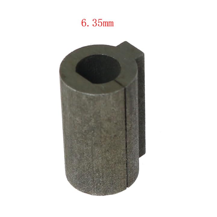 [Australia - AusPower] - 6.35MM to11MM Stepper Motor Shaft Sleeve Bore Adapter Turbine Reducer Shaft Sleeve for RV030 Worm Gear Speed Reduce 6.35MM 