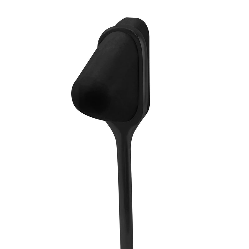 [Australia - AusPower] - Taylor Tomahawk Reflex Hammer – 8" Chrome-Plated Handle, Durable PVC Bumper, Stainless Steel, Accurate Reflex Testing Tool for Medical Professionals - Black 
