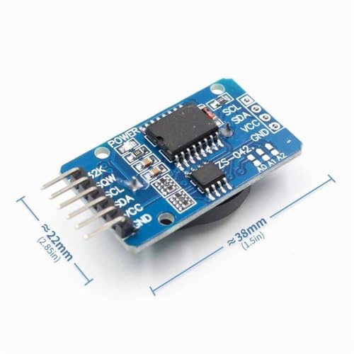 2 x DS3231 AT24C32 IIC Module Precision Clock for Arduino, 2 x I2C Module Tiny DS3231 AT24C32 Precision Real-Time Clock Module for Arduino 2PCS