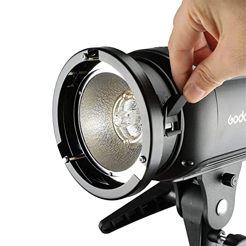 Godox 98mm Mount to Bowens Mounts Speedring Adapter for Godox K150A K180A 250SDI 300SDI E300W E250W Mini 120W/160W/200W 250DI 300DI,Neewer 250W 300W Studio Flash