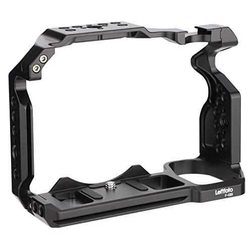 Leftfoto S5 Camera Cage for Panasonic S5 Camera Protection Frame Rig with Arca Base,Video Cage for Vlog Video Shooting