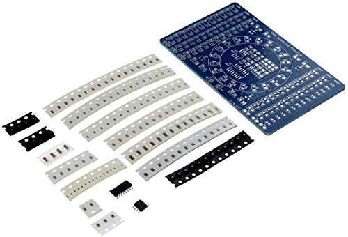 Rotating LED SMD NE555 Soldering Practice Board DIY Kit Fanny Skill Training DIY Kit Electronic PCB Board Module Kit