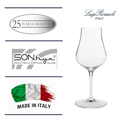 Luigi Bormioli Vinoteque Snifter Wine Glasses, 5.75 Oz - Clear, Set of 6 6 Count (Pack of 1)
