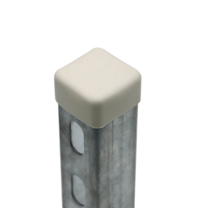 [Australia - AusPower] - Strut Channel Cap, 1-5/8" Plastic White Square End Cap for Strut Channel End to Protect The End of The Channel (10 Pack) 