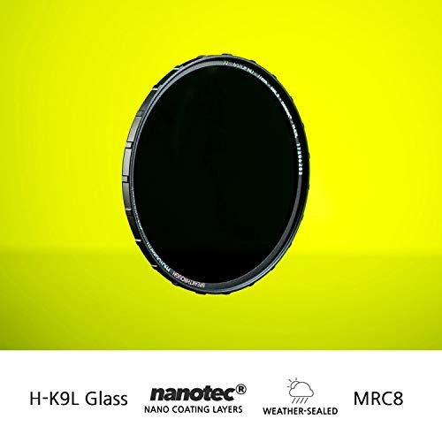 Breakthrough Photography 52mm X2 3-Stop Fixed ND Filter for Camera Lenses, Neutral Density Professional Photography Filter, MRC8, H-K9L Glass, Nanotec, Ultra-Slim, Weather-Sealed X2 ND 3-STOP