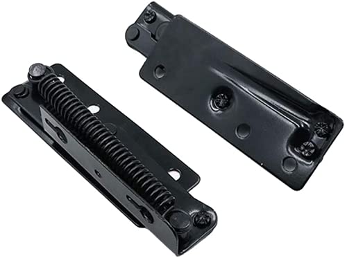 [Australia - AusPower] - QIAO 2-Piece 80 Foldable Lift Bracket, Black Spring Hinge Lifter, Sofa Hinge Support for Furniture Storage 