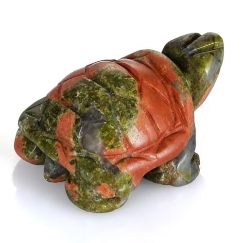 2" Unakite Turtle Figurine
