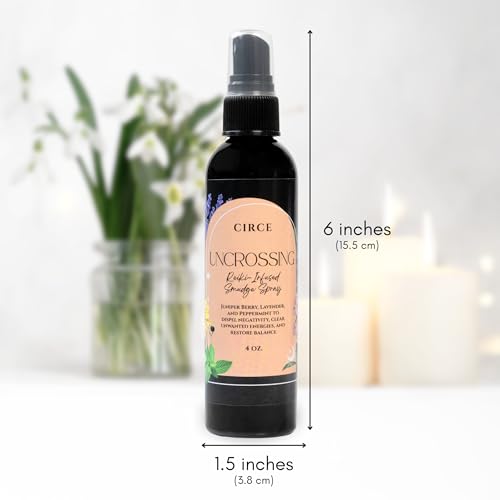 CIRCE Uncrossing Smudge Spray - Remove Negativity, Juniper & Lavender, 4oz