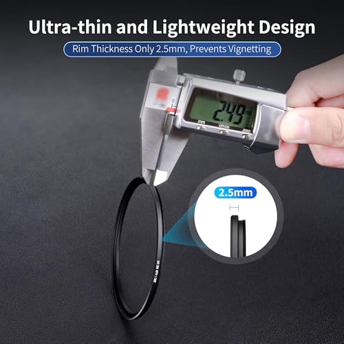 JJC 67mm Ultra-Low Reflectivity UV Filter Lens Protection for Camera Lens