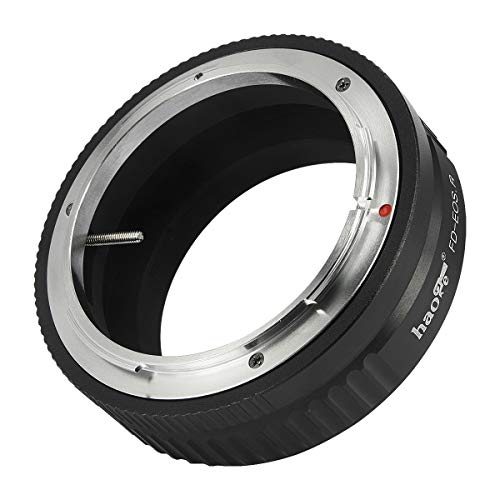 Haoge Manual Lens Mount Adapter for Canon FD Lens to Canon RF Mount Camera Such as Canon EOS R