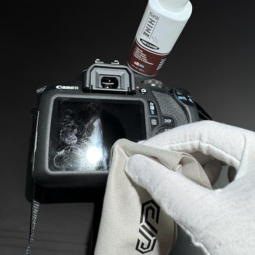 Shine Liquid Cleaner 1.7oz Spray Powered by SIBERIAN USA (1), Fabric Cloth, (1) Screwdriver for Camera, Devices, Eyewear Lenses 50ml 1.7 Fl Oz Standard