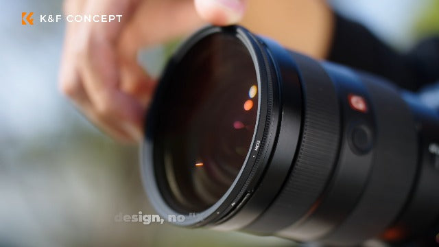 K&F CONCEPT 72mm Black Diffusion Mist 1/4 & Variable ND2-32 in-1 Filter