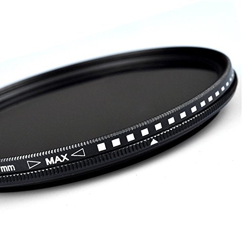 Zomei 49mm Ultra Slim ND2-ND400 Fader Variable Neutral Density Adjustable ND Lens Filter Optical Glass