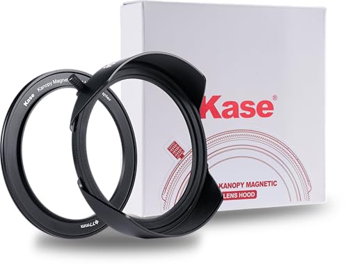 Kase Kanopy Magnetic Metal Lens Hood for Revolution/Revolution Plus 95mm Filters (Hood + 82mm Adapter) Hood + 82mm Adapter