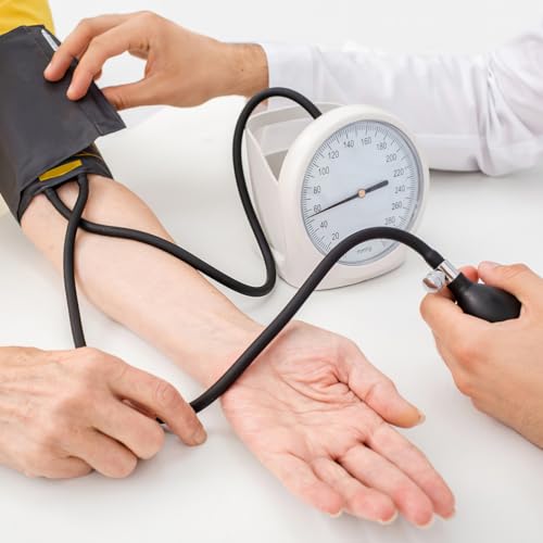 Bellows with valve, small pump ball for blood pressure measurement, high-quality manual inflation lamp for precise blood pressure controls and reliable use