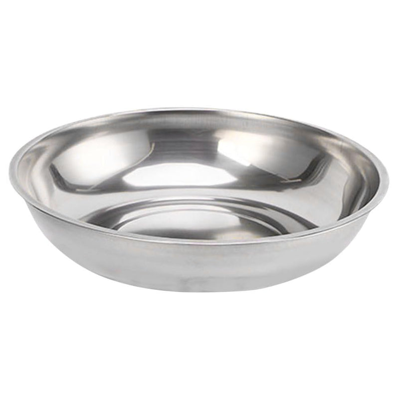 jojofuny Stainless Steel Scale Tray 25 cm: Replacement Bowl for Digital Kitchen Scales, High-Quality Weighing Bowl for Laboratory, Catering and Household, Dishwasher-Safe Metal Bowl for Precise Weighing 1