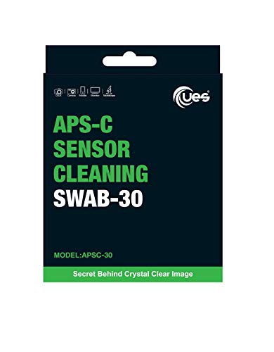 UES 16mm APS-C Sensor Cleaning Swabs, 30 Pack Dry Camera Swab Refill Kit