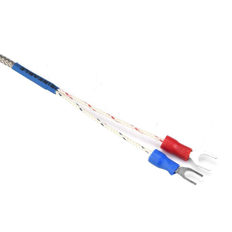 [Australia - AusPower] - K Type Thermocouple, 0-400 High Temperature Sensor Wire M8 Thread 150mm Probe () 